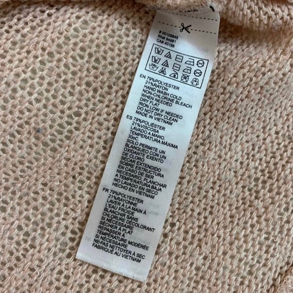 NWOT F21 Light Ballet Pink Barbiecore Thin Lightweight Knit Sweater Size Small - Picture 7 of 9